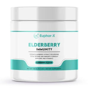 Elderberry Immunity supplement with Zinc and Vitamin C for enhanced immune support, cardiovascular health, and skin vitality, featuring over 1,000mg of elderberry in a premium, evidence-based formula.